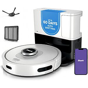 Early Prime Big Deal: Shark AI Ultra Robot Vacuum, 60-Day Self-Emptying Base, Black, AV2511AE $249.99