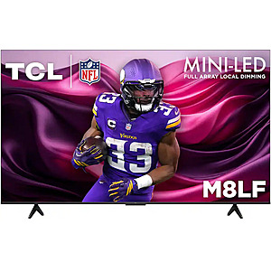 TCL 75" Class M8LF Series 4K UHD HDR Mini LED Smart TV with Fire TV (2026) - $629.99 @ Best Buy
