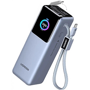 UGREEN Nexode 200W 25,000mAh Power Bank with 2 Built-in Cables - $99.99 @ Best Buy