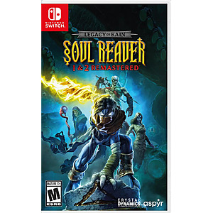 Legacy of Kain Soul Reaver 1&2 Remastered (Nintendo Switch) - $14.99 @ Best Buy
