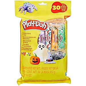 [AC] $7.79* | Play-Doh 30 Pack Spooky Colors, Individually Wrapped 1 Ounce Sticks for Halloween, Trick or Treat at Amazon