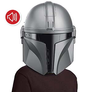 $15 FS Walmart+ or pick up Star Wars The Mandalorian Electronic Mask, Star Wars Costume for Kids Ages 5+