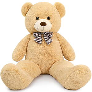 $33.89-$37 Walmart Seller FS at $35 or Plus MorisMos Giant Teddy Bear 4ft Stuffed Animal Soft Big Stuffed Bear Plush Toy