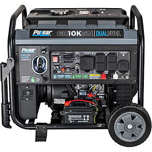 10500W Pulsar Dual Fuel Home Backup Portable Inverter Generator $799.00 + Free Shipping w/ Walmart+ or on $35+