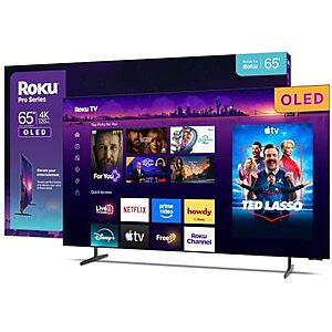 [Prime] $799.99* | 65" Roku 65RAD5 Pro Series OLED 120Hz 4K TV (2026) at Amazon