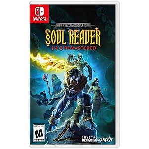 Legacy of Kain Soul Reaver 1&2 Remastered (Nintendo Switch) $15 + Free Shipping w/ Prime or on orders over $35