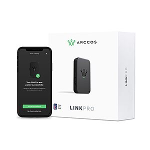 $134.99: Arccos Link Pro Wearable, Phone-Free Golf Tracking, Compatible with Smart Sensors & Grips at Amazon