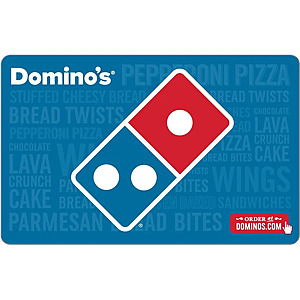 Domino's $25 Gift Card (Email Delivery), $19.50, Newegg