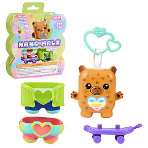 Hasbro Nano-mals Gabbybara the Capybara Electronic Pet, Interactive Fidget Toys, $20, Walmart