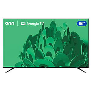 onn 65 in Mini-LED QLED 4K UHD Smart Google TV, 65SMQP4GSB1, $402, FS, Walmart
