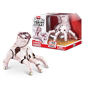 Zuru Robo Alive Robotic Horror Running Crawler Hand Toy $8.00 + Free Shipping w/ Prime or on $35+