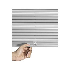 31" x 48" Chicology Cordless Mini Blinds w/ Tilt Wand (Gloss Gray) $7.99 + Free Shipping w/ Prime