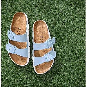 Birkenstock Papillio Women's Arizona Chunky Birko-Flor Platform Sandals (Blue) $59.97 + Free Shipping