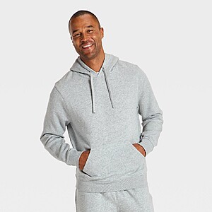 $15 Target360 Pick Up Men's Every Wear Fleece Hooded Sweatshirt w pockets - Goodfellow & Co™ Reg and Big/Tall, color options