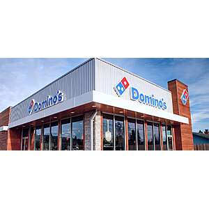 Dominos Pizza: 50% off all Menu Pizzas ends 10/11