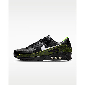 Nike Men's Nike Air Max 90 "Tiempo" Shoes (Black/Black/Voltage Green/White, Sizes: 6-15) $85.97 + Free Shipping