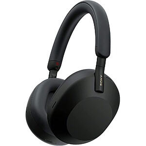 Cert. Refurb: Sony WH-1000XM5 Wireless Noise Canceling Headphones Black $128 + Free Shipping