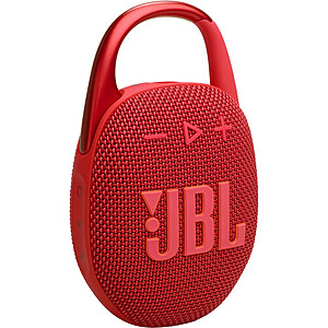 JBL Clip 5 Portable Waterproof Wireless Speaker (Red) $44.95 + Free Shipping @ B&H