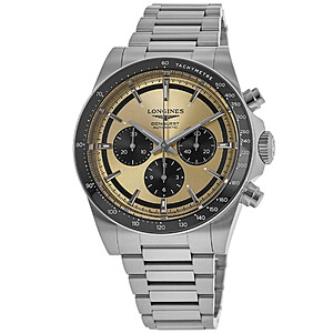 New Longines Conquest Automatic Chronograph Brown Men's Watch L3.835.4.32.6 $2920