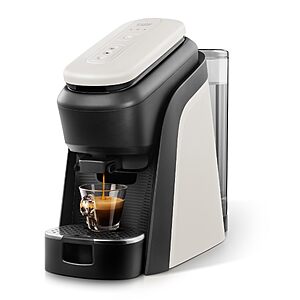 $61.09 FS AMAZON Lavazza Tabli Espresso Machine, works with 100% Coffee Tabs (White