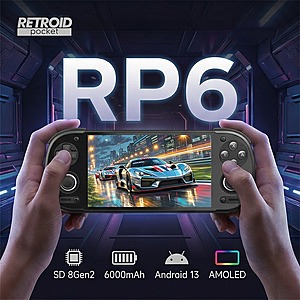 Retroid Pocket 6 RP6 Android Handheld Game Console 8GEN2 $254.6 + Free Shipping