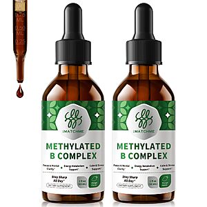 iMATCHME Methylated B Complex Drops 2 Fl Oz (Pack of 2) $14.79 + Free Shipping