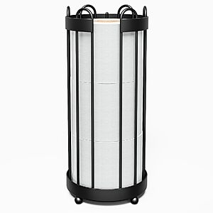 Epicano Freestanding Toilet Paper Holder Stand (Black) $7.99 + Free Shipping w/ Prime or on $35+