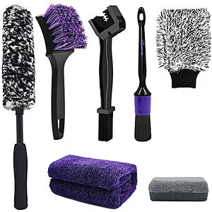 YeewayVeh 7-Piece Motorcycle Cleaning & Polishing Kit (Purple) $13.79 + Free Shipping w/ Prime or on $35+