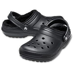 Crocs Unisex-Adult Classic Lined Clog (Black) $19.98 + Free Shipping w/ Prime or on $35+