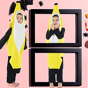 Amazon – Besutolife Kids Banana Costume for Kids, Ages 4–12 - $11.49+ w/ Code