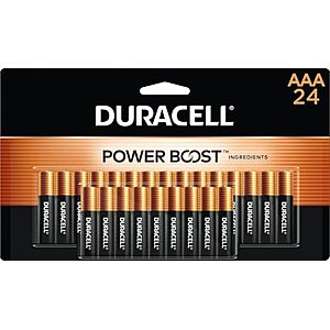[SnS] $14.36 | 24-Count DURACELL Coppertop AAA Batteries at Amazon (59.8￠ each)