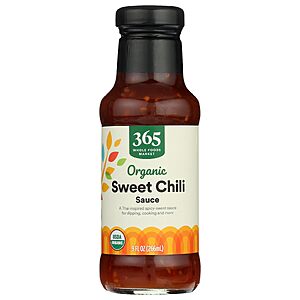 365 by Whole Foods Market, Organic Sweet Chili Sauce, 9 Fl Oz~$3.58 With S&S @ Amazon~Buy 4 & Save More!