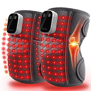 2-Pack ORWIPO Cordless Heated Knee Massager w/ Red Light Therapy & Vibration $34.99 + Free Shipping w/ Prime or on $35+