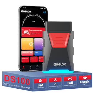 GOOLOO DS100 OBD2 Scanner Bluetooth, Full System Car Diagnostic Tool for iOS & Android $35.98