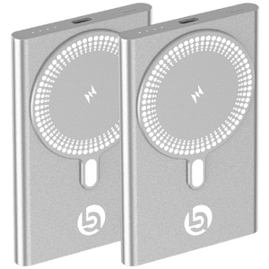 2-Pack: Lifestyle Advanced 5000 mAh Slim Magnetic Wireless Charging Powerbank (Gold or Silver) $19.99 + Free S/H