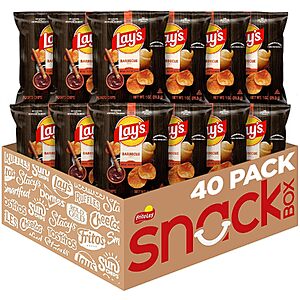 40-Pack 1-Oz Lay's Barbecue Flavored Potato Chips $15.63 w/ S&S + Free Shipping w/ Prime or on $35+