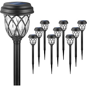 10-pack Solar Pathway Lights Outdoor Decorative - $23.89 @ Walmart