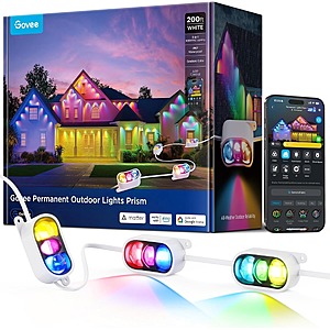 200' Govee Permanent Outdoor Lights Prism $655 + Free Shipping