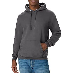 $6.64* | Hanes Men's EcoSmart Pullover Hooded Sweatshirt at Amazon