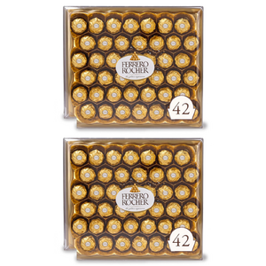 2-Ct 42-Pack Ferrero Rocher Gourmet Hazelnut Milk Chocolate $20.99 + Free Shipping w/ Prime or on $35+
