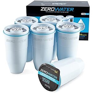 [SnS, AC] $55.79 | 6-Count ZeroWater Official 5-Stage Replacement Filters at Amazon