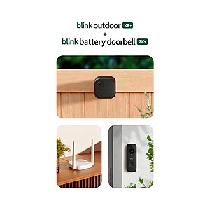Prime Members: Blink Outdoor XR+ Camera, Battery Doorbell 2K+ & Sync Module XR+ $42 + Free /SH