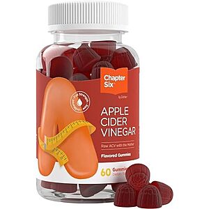 [AC] $2* | 60-Count Chapter Six Apple Cider Vinegar Gummies at Amazon