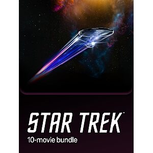 $19.99 | Star Trek: 1-10 Collection (Digital Movies) at Amazon