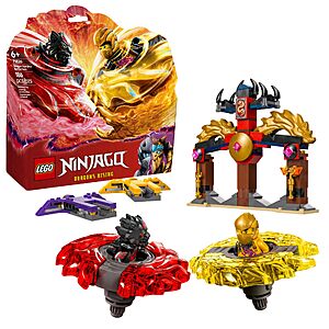 186-Piece LEGO NINJAGO Dragon Spinjitzu Battle Pack (71826) $11.99 + Free Shipping w/ Prime or on $35+