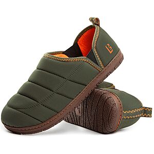 LongBay Men's Quilted Nylon Memory Foam Indoor/Outdoor Slippers (Sizes 8-14, Various Colors) $11.99 + Free Shipping w/ Prime or on $35+