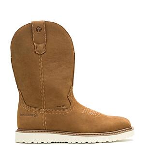 Men's Bronc Wedge Pull-On Steel-Toe Work Wellington Boots $70 + Free Shipping