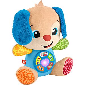 Fisher-Price Baby Learning Toy Laugh & Learn Smart Stages Puppy Musical Plush $13.60 + Free Shipping w/ Prime or on $35+