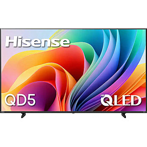 Hisense - 58" Class QD50 Hi-QLED Series 4K UHD Smart Roku TV (2026) $199.99