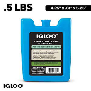 Igloo MaxCold Small Ice Freeze Block (Blue) $0.98 at Walmart w/ Free Store Pickup